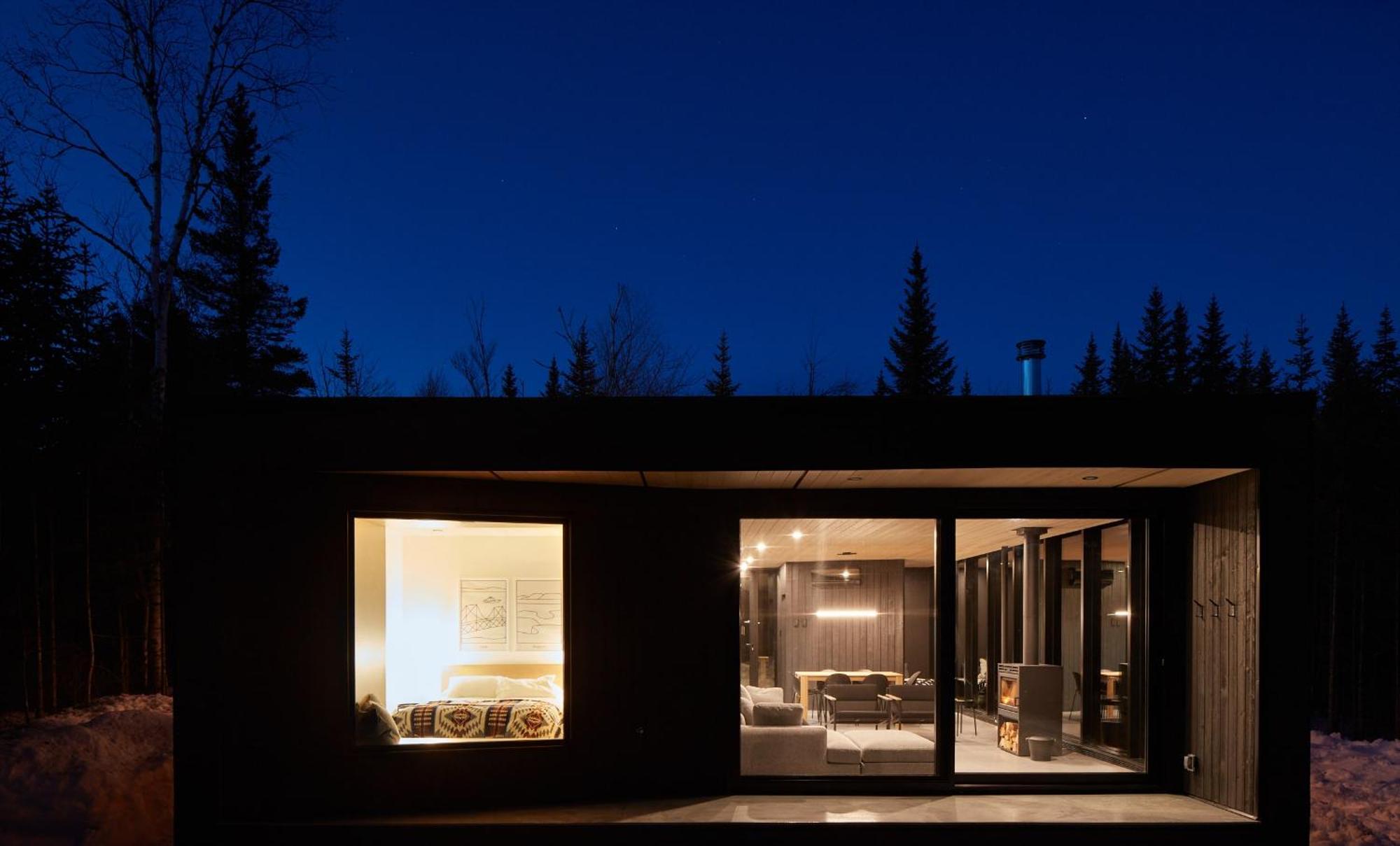 Reflexion Charlevoix - Maisons Miroirs Петіт-Рів'єр-Сен-Франсуа Екстер'єр фото