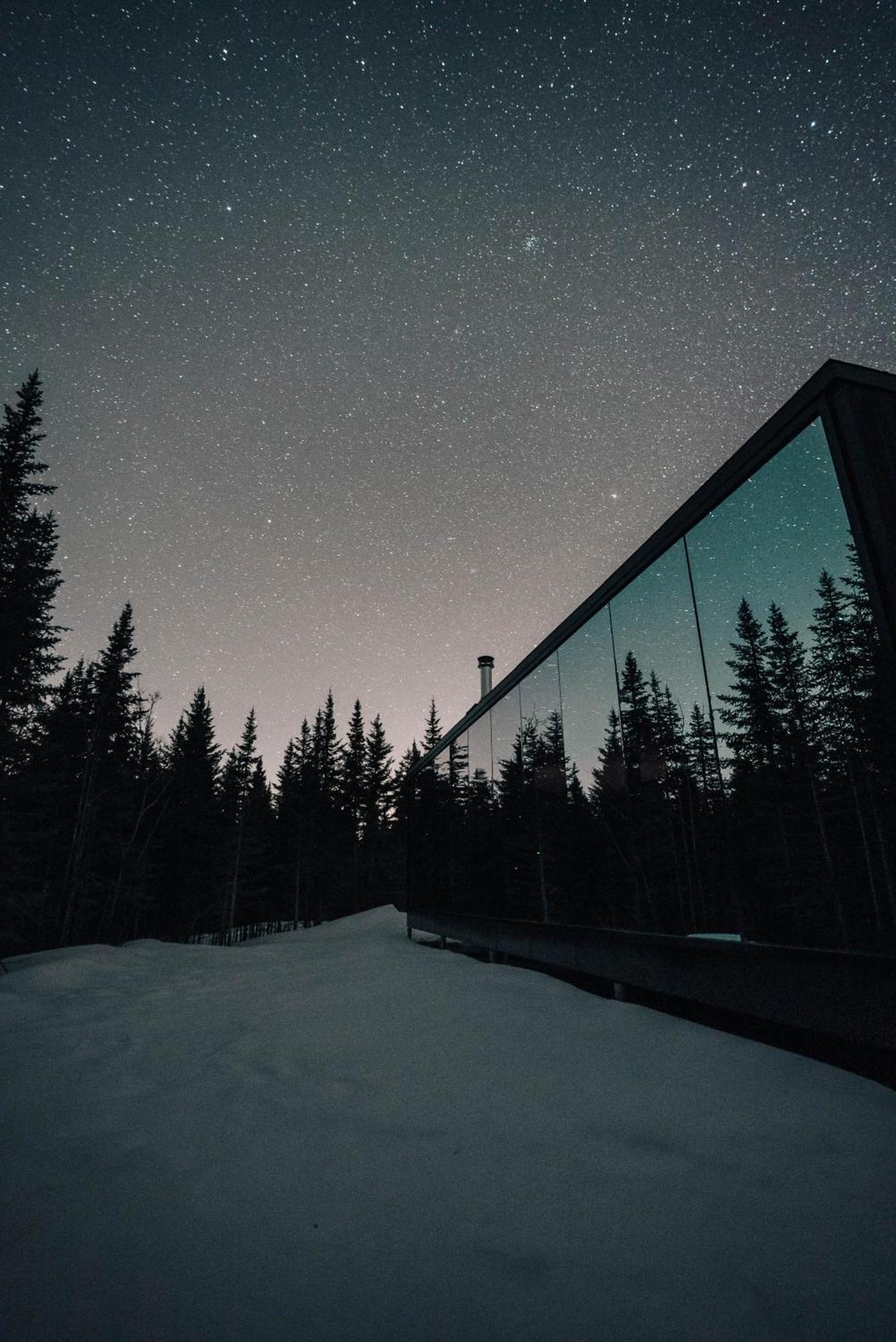 Reflexion Charlevoix - Maisons Miroirs Петіт-Рів'єр-Сен-Франсуа Екстер'єр фото