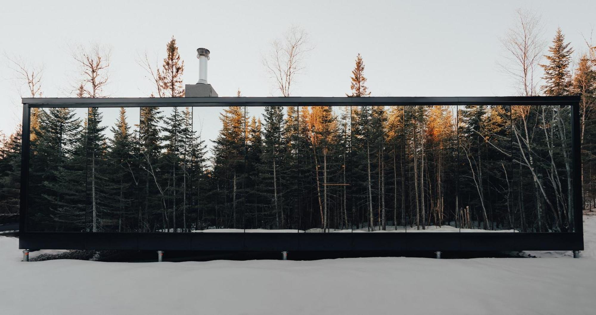 Reflexion Charlevoix - Maisons Miroirs Петіт-Рів'єр-Сен-Франсуа Екстер'єр фото